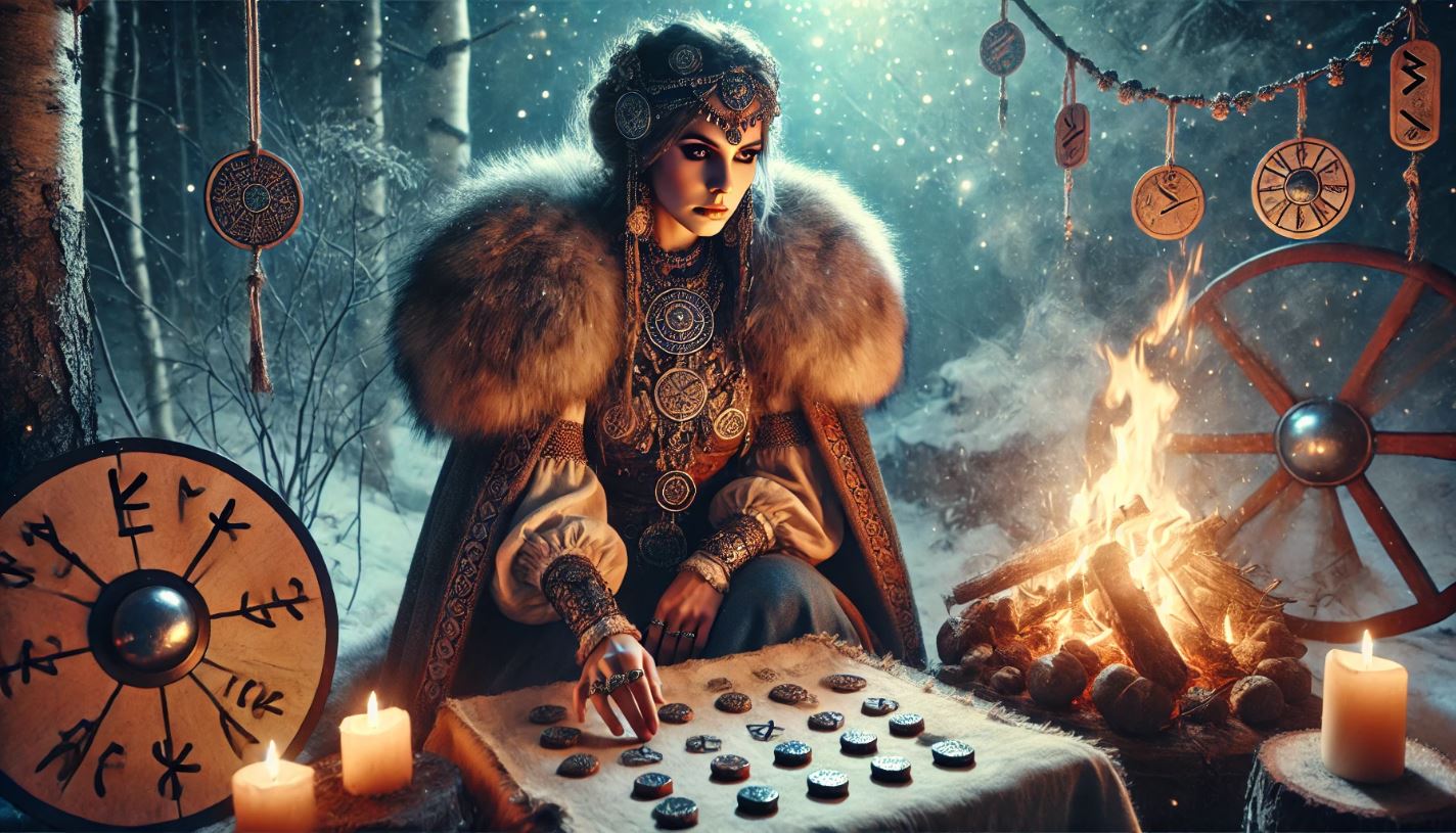 Divination spread atmosphere