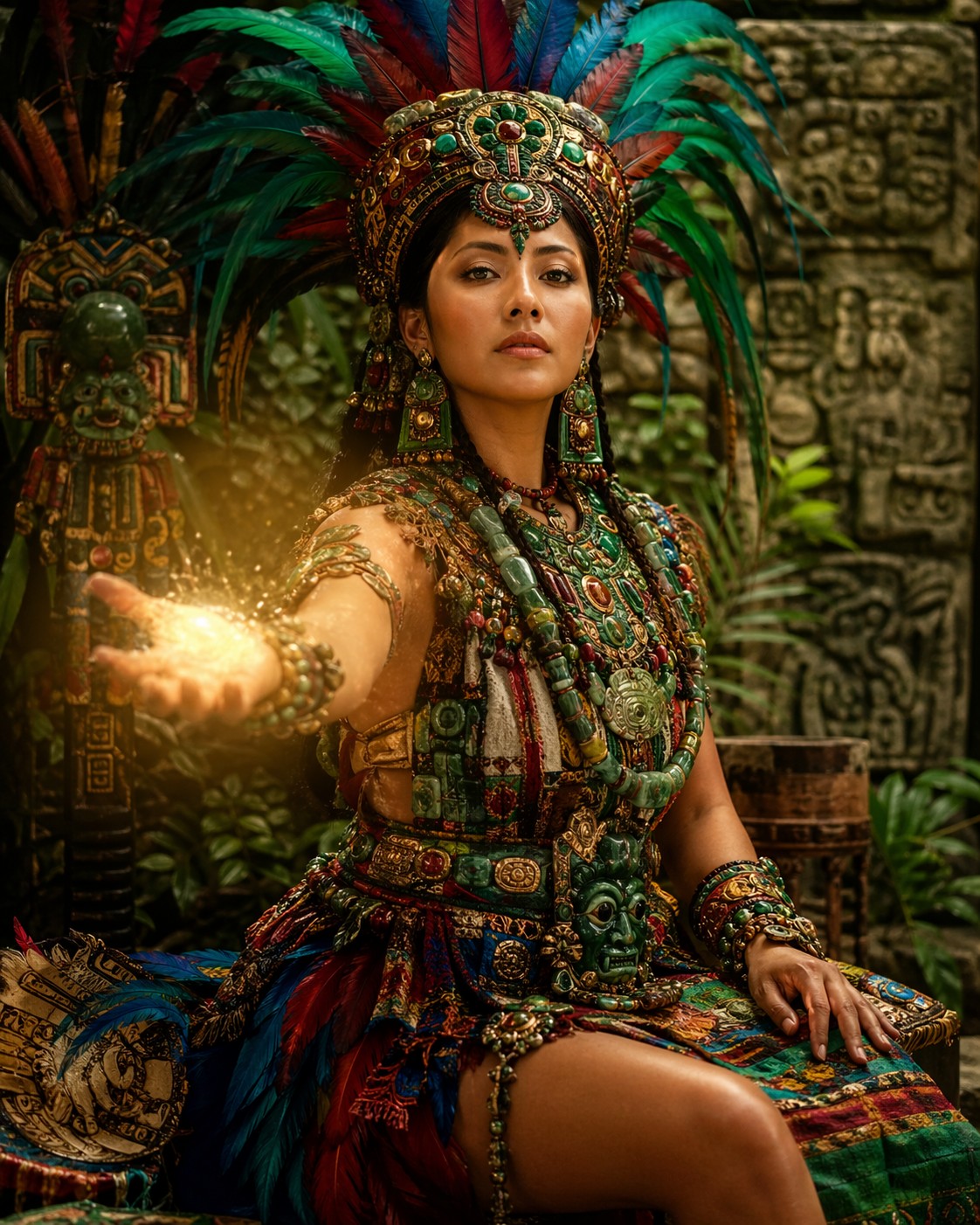 Runes and glyphs atmosphere