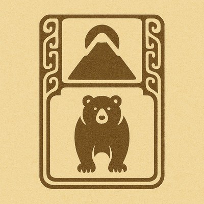 Mountain and Bear — emblem of the Path of Balance and Power